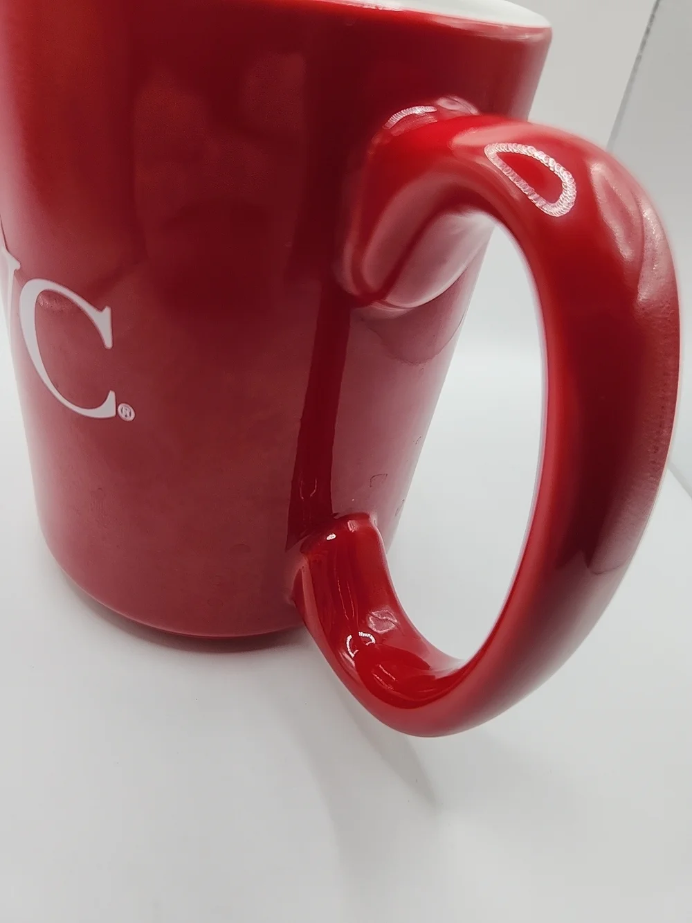 QVC Red Logo Ceramic Coffee Mug - Picture 4 of 8